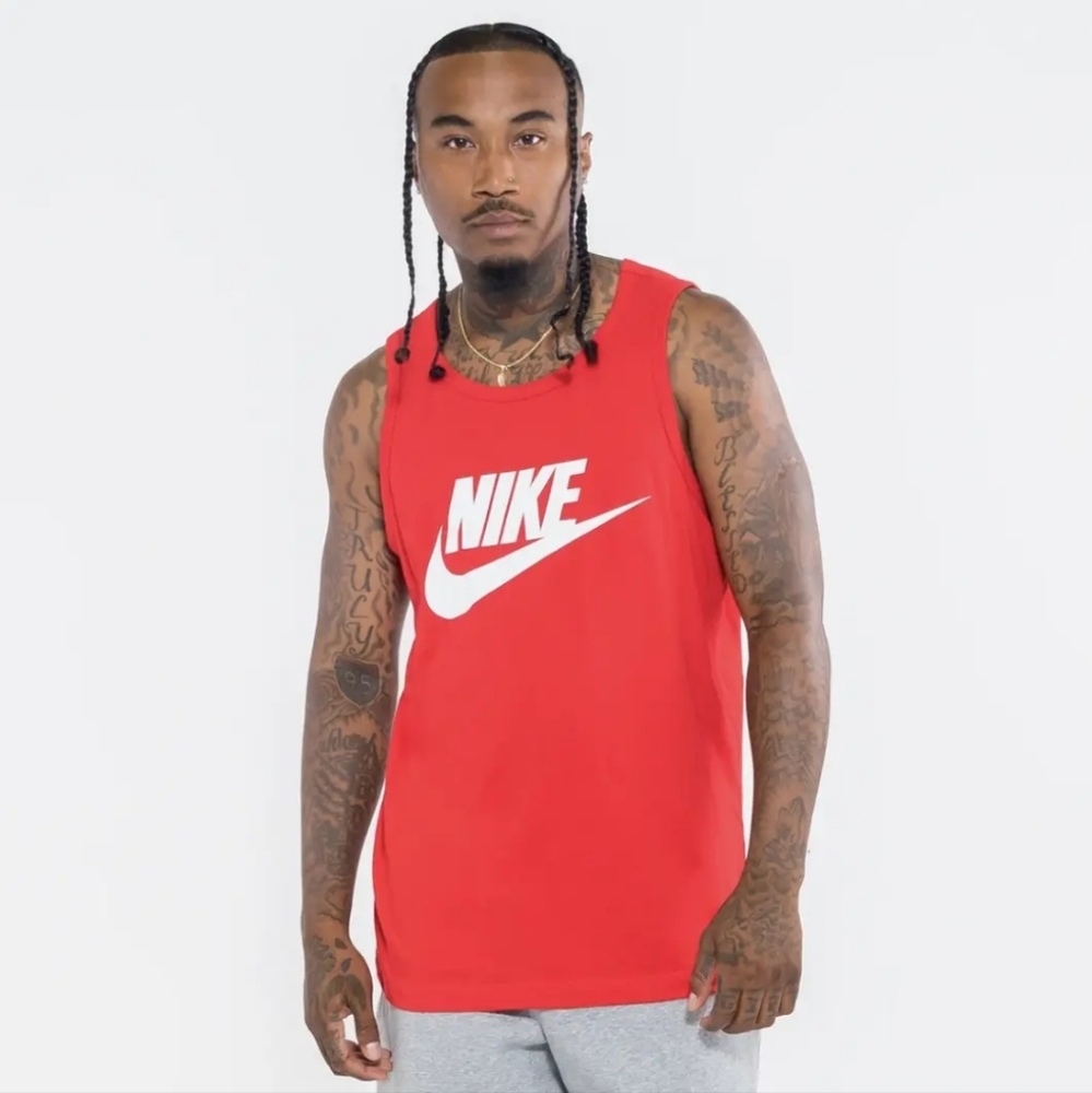 Nike Mens Icon Futura Tank Top Athletic